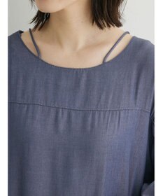 Green Parks ・ｆｕｒｒｙ　ｒａｔｅ　バックレースアップワンピース