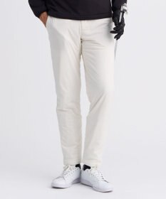 23区GOLF 【MEN】防風エアリージャージ ウォームパンツ ホワイト系