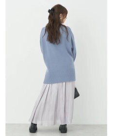 earth music&ecology アンチピリングリブハイネックチュニック