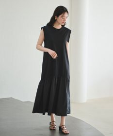 #Newans 【撥水・吸水速乾】コンビネーションペプラムワンピース