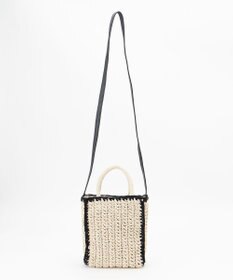 ANY SIS バイカラーミニカゴショルダー バッグ