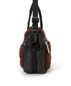 LeSportsac PUFFY MINI DUFFEL/ダークチョコレートシェルパ