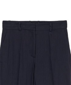 JOSEPH ストレッチリネン　フレアトラウザーズ