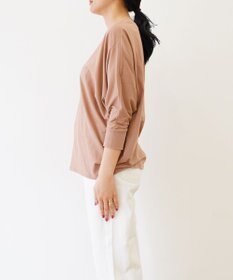 TOQUE 〈大草直子さんアドバイザー〉 【天然素材】タンギスコットン天竺ドルマンTシャツ