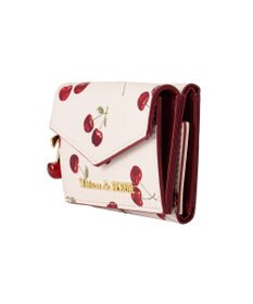 Maison de FLEUR リーフ付きチェリープチウォレット
