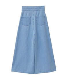 earth music&ecology ダブルベルトデザインワイドパンツ