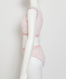 WEGO 【ハーフトップ＆ショーツセット】Liliane　Ciel　リボンドット
