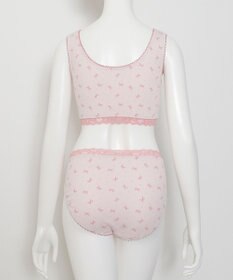 WEGO 【ハーフトップ＆ショーツセット】Liliane　Ciel　リボンドット