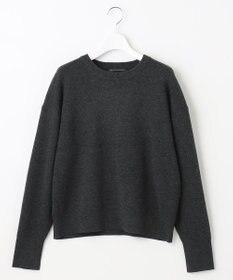 23区 L 【洗える】コットンウール クルーネック プルオーバー