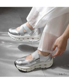Pointer 日本製 本革ストラップスニーカー