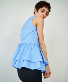 GRACE CONTINENTAL ヘムフリルノースリーブ