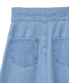 earth music&ecology ダブルベルトデザインワイドパンツ