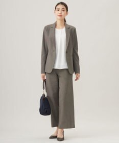 J.PRESS LADIES 【WEB限定カラーあり】T/Rアルガンシルク ワイド パンツ