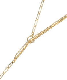 AMERICAN HOLIC 2WAYチェーンMIXネックレス