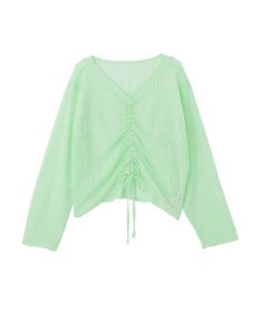 earth music&ecology フロントドロストシアープルオーバー