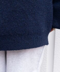 WEGO フラッフィー2WAYグラフィックワンショルBIGニット