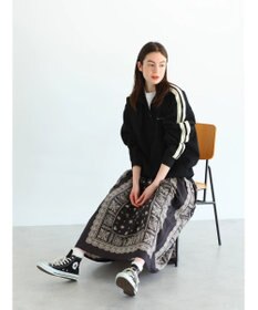 CRAFT STANDARD BOUTIQUE パネル柄マキシギャザースカート