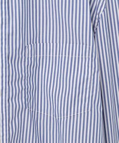 J.PRESS YORK STREET 【UNISEX】タイプライターストライプ バンドカラーシャツ