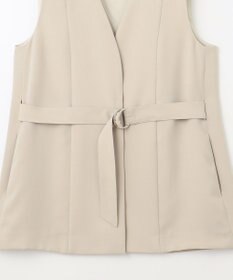 23区 L 【撥水加工/UVカット】キューティクルストレッチツイル ジレ