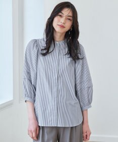 ANY 【接触冷感/UVカット/抗菌防臭/速乾】エニィファンクションタックスリーブブラウス