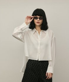 GRACE CONTINENTAL バックフレアシャツ