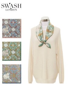 MOONBAT SWASH LONDON 大判シルクツイルスカーフ Tapestry 68×68cm 日本製