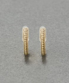 Phoebe 【金属アレルギー対応】【痛くないシリーズ】グリッターメタルライトフィットイヤリング　ゴールド