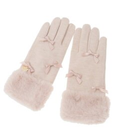 Maison de FLEUR プチリボンファーグローブ