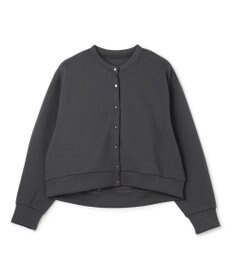 UNFILO L 【野呂佳代さん着用】BEAUTY FORM JERSEY スナップカーディガン