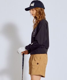 PW CIRCULUS 【吸水速乾 / UV遮蔽率99.5% UVカット / ストレッチ】【WOMEN】ドルマンスリーブモックネックT ゴルフウェア レディース