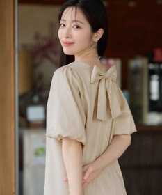 Tiaclasse L バックリボンワンピース