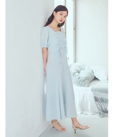 earth music&ecology ＳＥＴ２点パフスリーブブラウス＋キャミワンピース