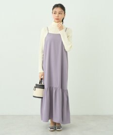 earth music&ecology ＳＥＴ２点透かしニット＋キャミワンピース