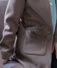 Tiaclasse 【2WAY】さらっと羽織れるFOXファーコート