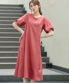 Tiaclasse L バックリボンワンピース