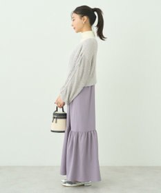 earth music&ecology ＳＥＴ２点透かしニット＋キャミワンピース