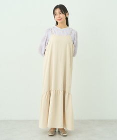 earth music&ecology ＳＥＴ２点透かしニット＋キャミワンピース