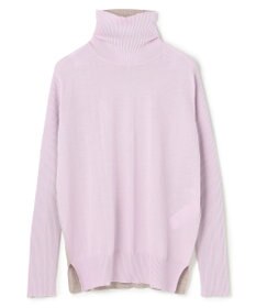 BEIGE， 【洗える・VERY NaVY12月号掲載】LA MONNAIE / バイカラーウールタートルニット