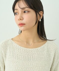 earth music&ecology ＳＥＴ２点透かしニット＋キャミワンピース