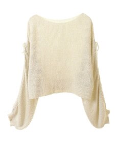 earth music&ecology ＳＥＴ２点透かしニット＋キャミワンピース