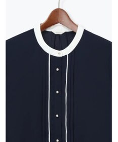 Te chichi パール釦フロントタックブラウス