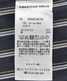 AMERICAN HOLIC イージーケアオーバーチュニックシャツ