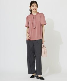 ANY SIS S 【洗える】4WAY半袖 ボウブラウス