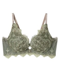 AMPHI ブラジャー 谷間メイク 脇高設計 細身え効果 Gカップまで対応 大きいサイズ 【Glama-Rich グラマリッチ 脇スッキリタイプ】ブラ BYJ603 アンフィ／ワコール