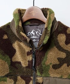 JOSEPH ABBOUD MOUNTAIN 【軽量】カモフラージュフリース ブルゾン