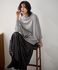 ANY L 【6色展開】ムースタッチボクシーニット