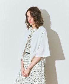 GRACE CONTINENTAL ハイツイストコットンカーディガン