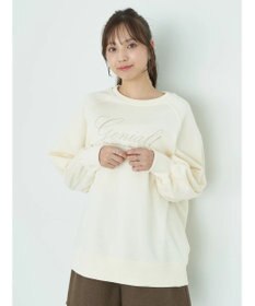 earth music&ecology 裏毛ロゴチュニック