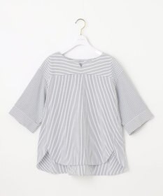 ANY SIS 【洗える】ノーカラーシャツ ブラウス