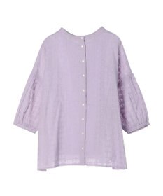 Green Parks インド綿 SET２点 刺繍７分丈ブラウス＋タンクトップ